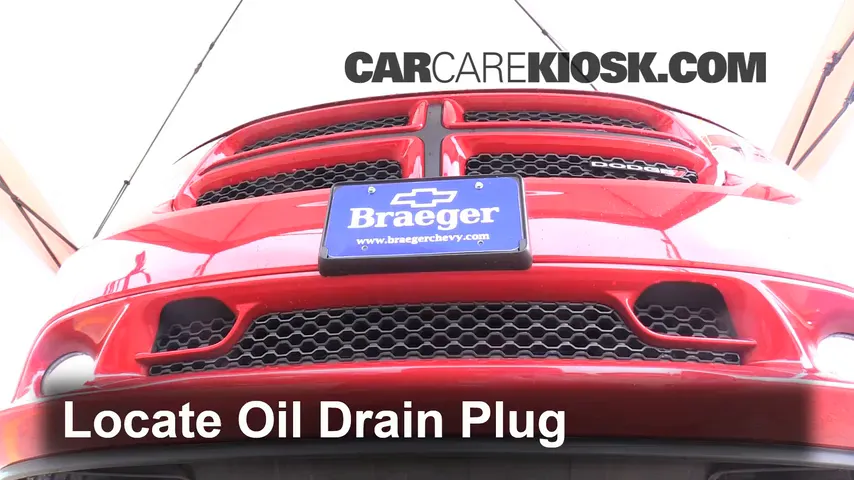 2013 Dodge Durango RT 5.7L V8 Oil Change Oil and Oil Filter